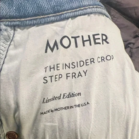 MOTHER Sky Blue Straight Leg Jeans - Picture 4 of 4